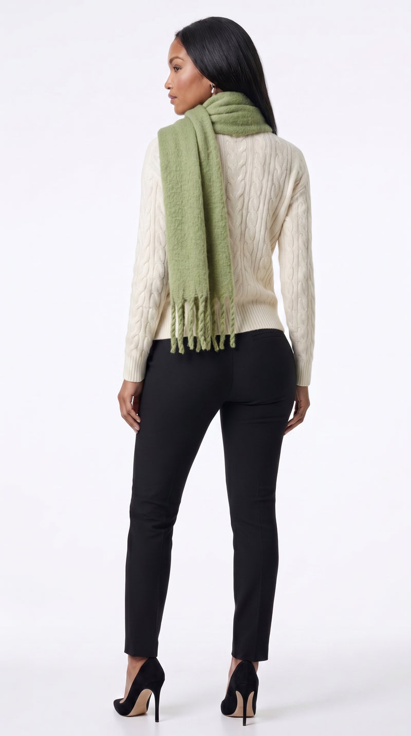 The Classique Scarf - Matcha Green