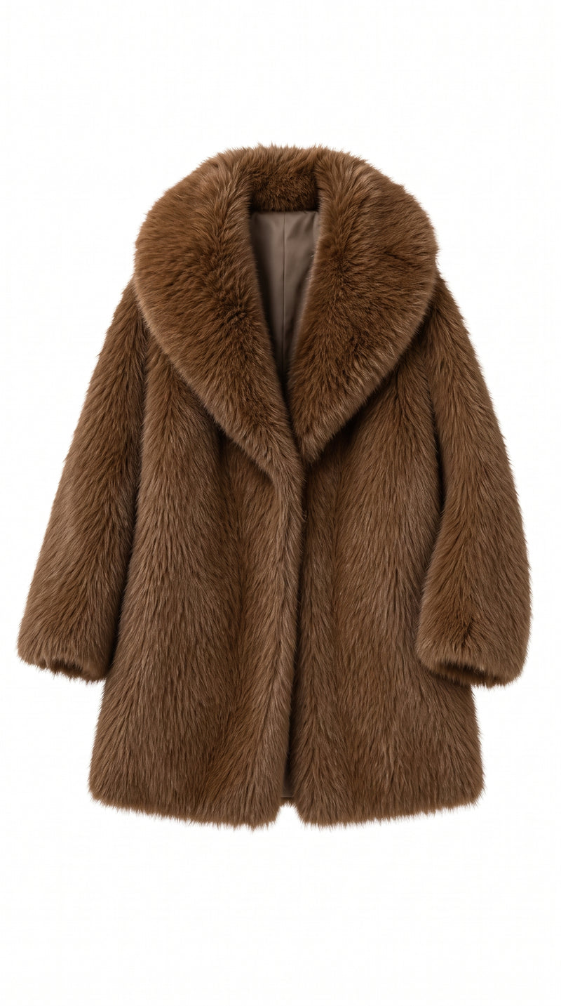 Oversized Faux Fur Jacket