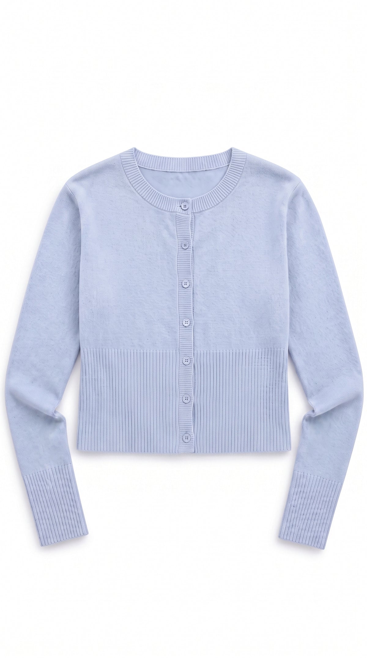 Cropped Cardigan - Baby Blue