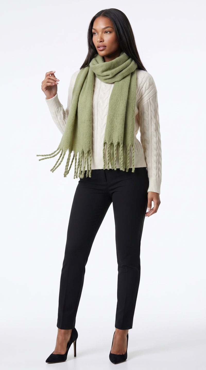 The Classique Scarf - Matcha Green