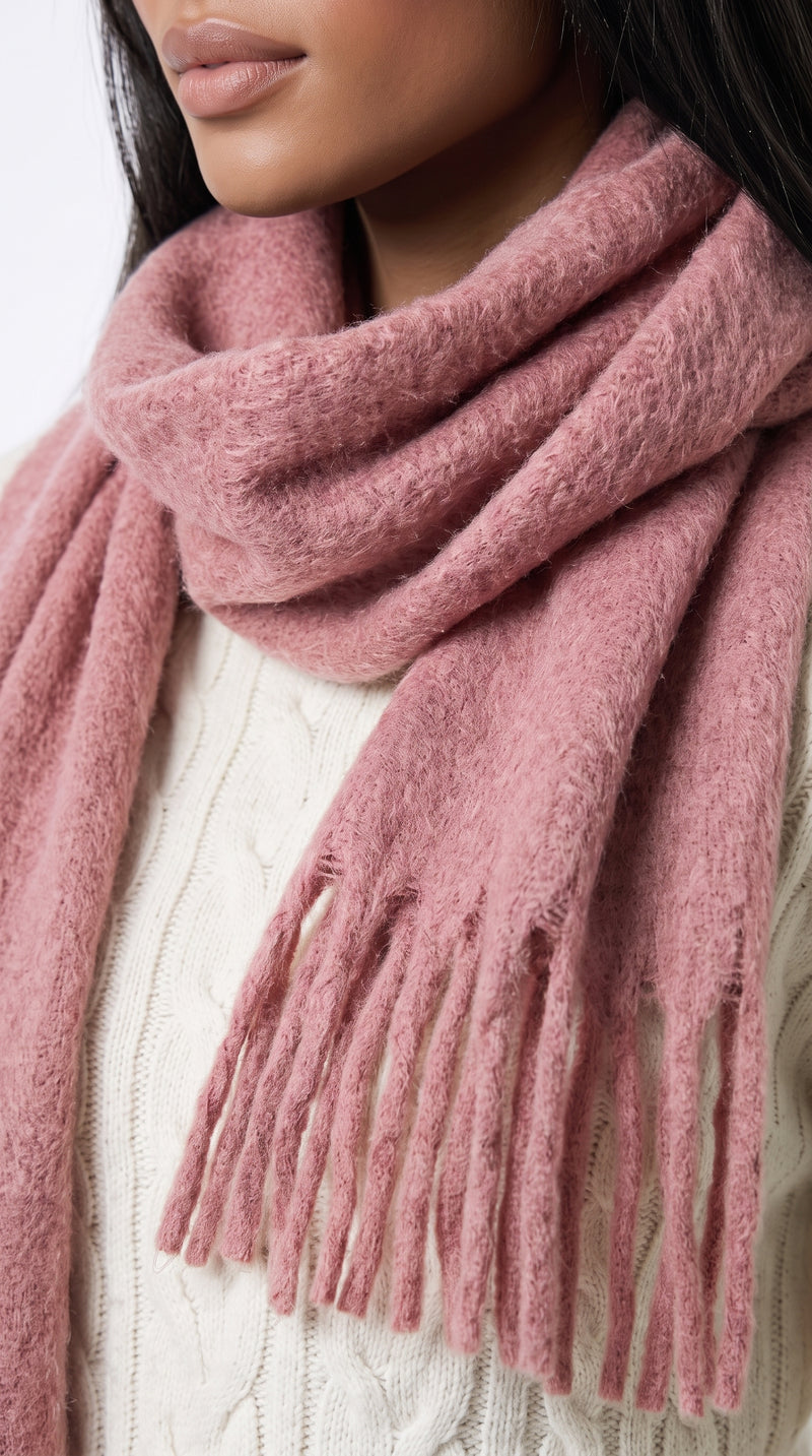 The Classique Scarf - Sakura Pink