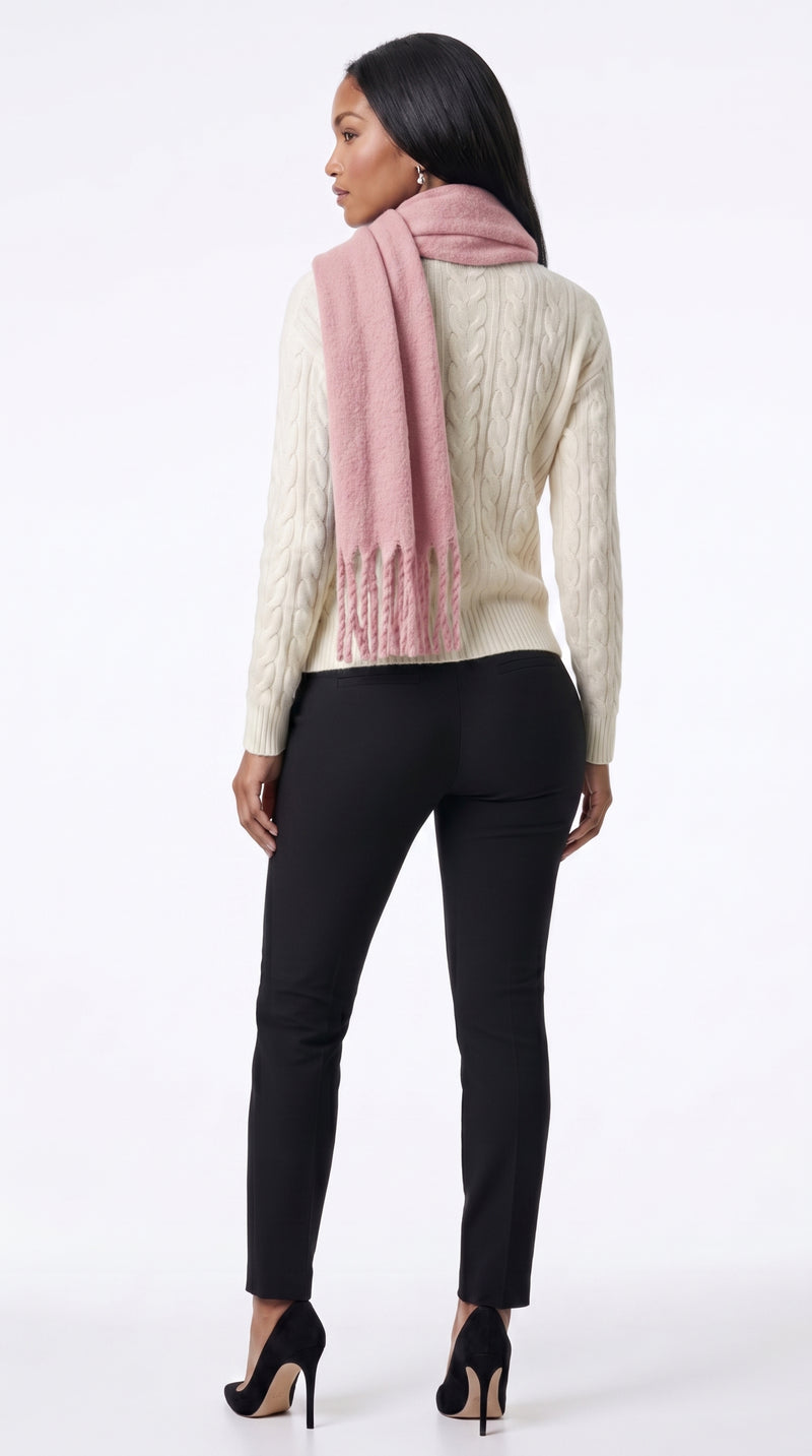 The Classique Scarf - Sakura Pink