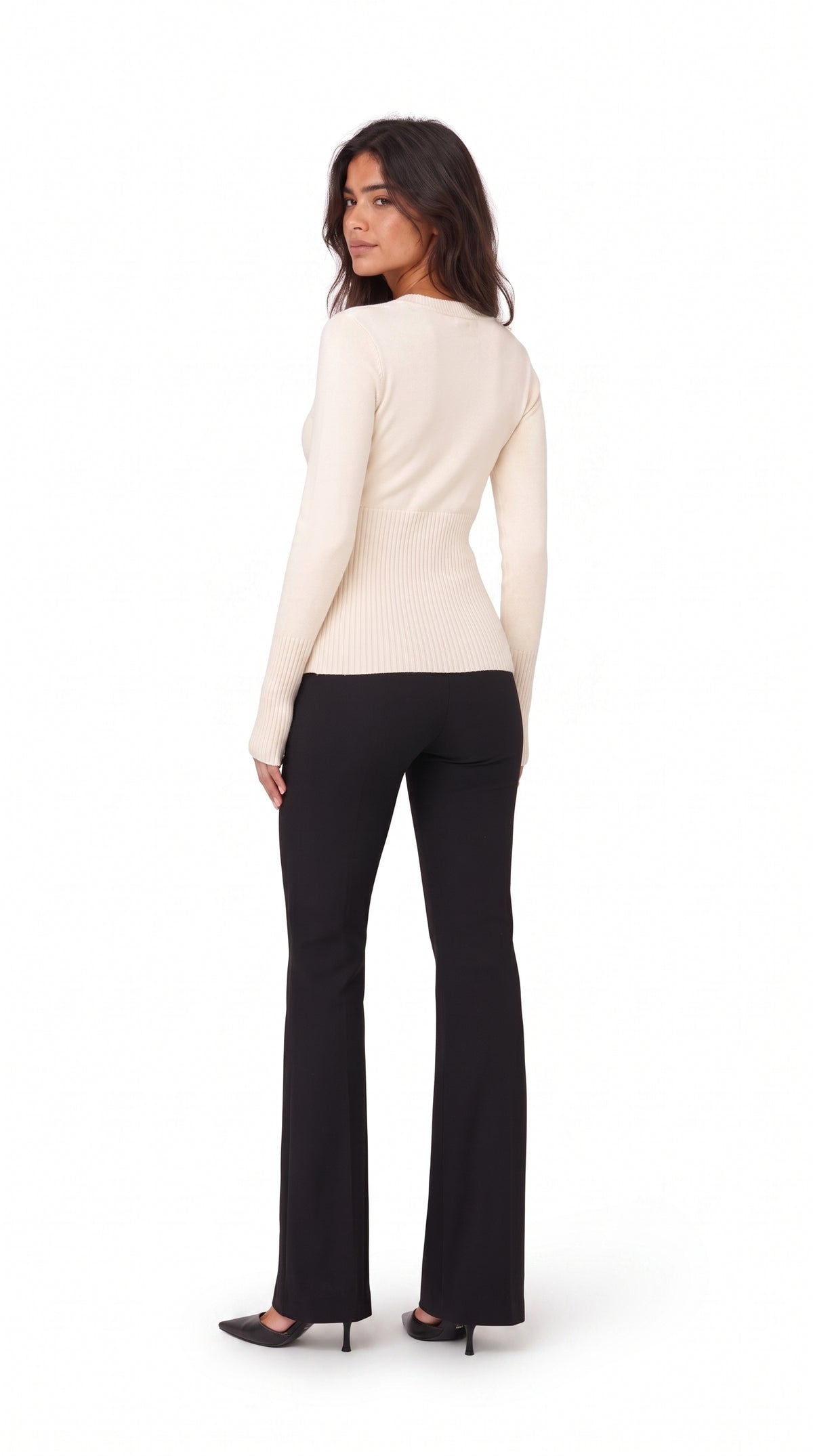 Cropped Cardigan - Cream